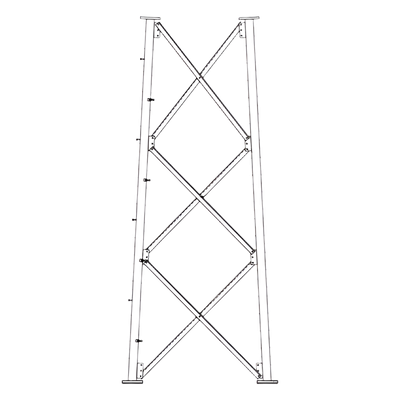 Sección 11 Base para Torre Autosoportada línea SSV (Código de Fábrica: 11N332)