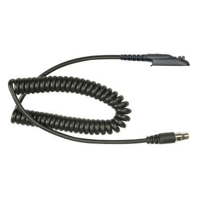 Cable para auricular HDS-EMB con atenuación de ruido para radios Motorola HT-750/ 1250/ 1550, PRO-5150/ 5550/ 7150/ 9150, MTX-850LS, PTX-700/ 760/ 780, Baofeng.