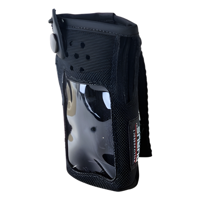 Funda reforzada de Nylon, lazo para cinto, correa con broche y visor frontal para IC-F1000T/09 o IC-F2000T/09.