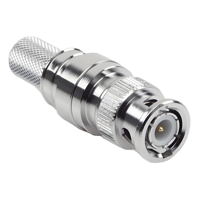 Conector BNC Macho Plegable con Pin Cautivo para Cables RG8 - LMR400