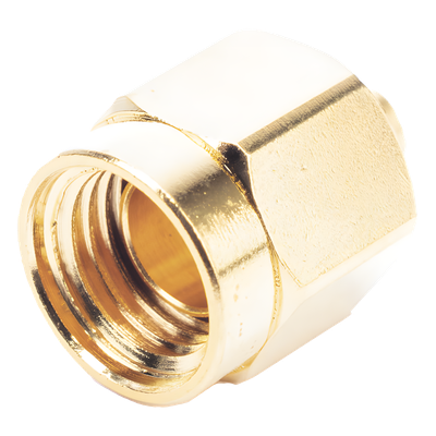 Conector SMA Macho para cable Semi-Rígido de 0.085" de Diámetro, Oro/ Oro/ Teflón.