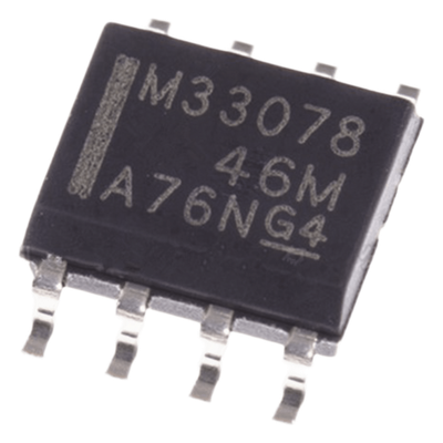 Circuito Integrado MC33078, Dual OP-AMP, Bajo Ruido, Alta Velocidad, SMD-8SOIC.
