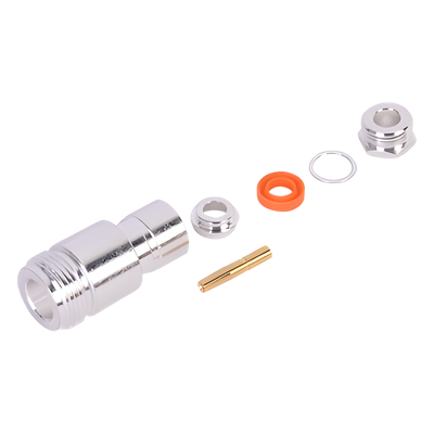 Conector N Hembra de Rosca para cables RG-58/U, RG-142/U.