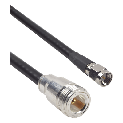 Cable LMR-240UF (Ultra Flex) de 60 cm con conectores N Hembra y SMA Macho.