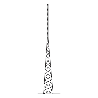 Torre Autosoportada Tubular ROHN de 42 metros Linea SSV HEAVY DUTY.