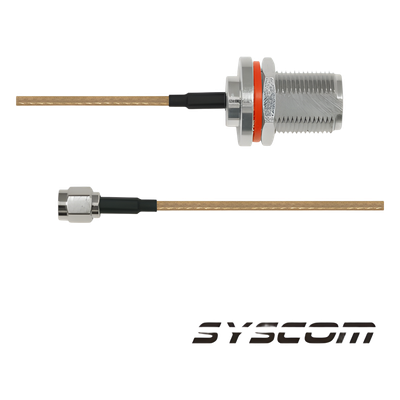 Cable RG316, con conectores N HEMBRA/SMA.
