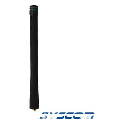 Antena VHF Helicoidal, 150-164 MHz. Versión Mejorada, conector SMA Hembra.