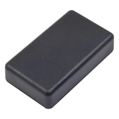 Gabinete de Plástico 0.59 (1.5) x 1.38 (3.5) x 2.36 (6.0) In (Cm), Color Negro.