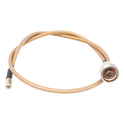 Cable de 60 cm tipo RG-142/U con conectores N Macho y SMA Macho (Hasta 8 GHz).
