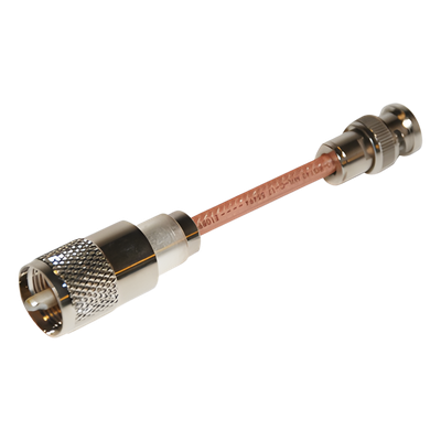 Cable RG142, con conectores BNC Macho /UHF (PL-259) Macho.