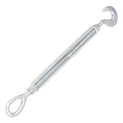Tensor de acero forjado gancho-argolla 1/2" x 6" ten36