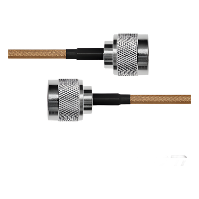 Jumper de 180 cms. con Cable Coaxial RG-142/U y Conectores N Macho a N Macho.
