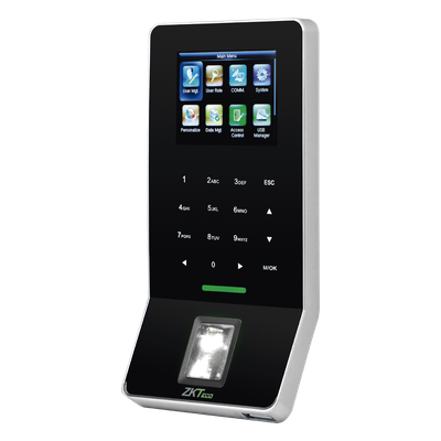 Terminal Biométrica de Huella / 3,000 Huellas 5,000 Tarjetas / WiFi / Pantalla 2.4" / TCP/IP RS485 / ADMS / Control de 1 Puerta