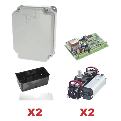 Kit de Operadores Subterraneos FAAC S800 a 115V Para Puertas Abatibles / Para Puertas de Hasta  2 Metros y  800 Kg