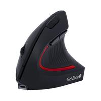 MOUSE - TECHZONE - TZMOUINA-06 -  INALAMBRICO USB A - RECARGABLE - ERGONOMICO VERTICAL 2.4GHZ - OPTICO 1600 DPI - 5 BOTONES + SCROLL