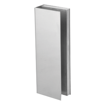 Montaje "U" para Puertas de Vidrio/ 3/4" de Grosor/ Para Chapas Magnéticas de 1200 lbs./ Ajuste por Opresores