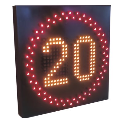 Pantalla para limite de velocidad