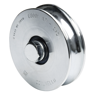Rueda de 14 cm SIN Soporte / Soporta hasta 550 kg / Canal Tipo "U"