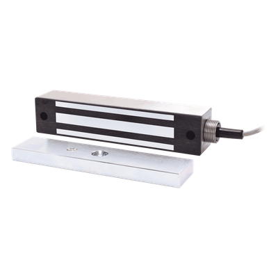 Chapa Magnetica 600 Lbs Para Uso en Exterior / IP65 / Con Cordón Armado