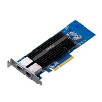 TARJETA DE RED SYNOLOGY E10G30-T2 DE 2 PUERTO ETHERNET 10 GBE DE ALTA VELOCIDAD, PCIE 3.0 X8 PARA NAS. VER MODELOS COMPATIBLES