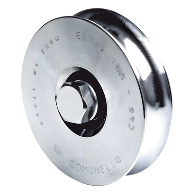 310 - Rueda de 8 cm SIN Soporte / Soporta hasta 200 kg / Canal Tipo "U"