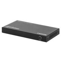 SPLITTER/MANHATTAN/208222/SWITCH HDMI 4K@60HZ, 3 ENTRADAS COMPACTO NEGRO