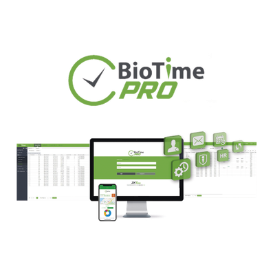 Software de Gestión Centralizada de Asistencia BIOTIMEPRO Licencia BIG PROJECT 300 dispositivos y 30 mil empleados