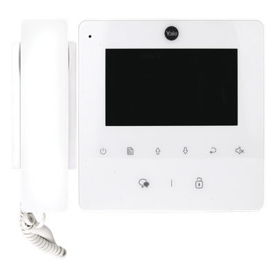 Monitor con teléfono  blanco YDV4702 para tvportero 80126