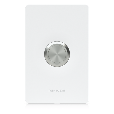 UniFi Access Button Botón de petición de salida táctil con luz indicadora LED, para control de acceso (requiere UA-Hub)