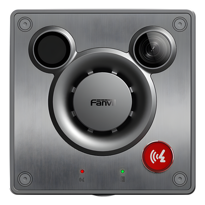 Video Intercom IP para Exterior / Cámara 4 Megapixel (1080p) / HDR e Iluminación IR / Altavoz 5W y Doble Micrófono con Reducción de Ruido / Panel Acero Inoxidable y Cuerpo Aluminio / IP66 e IK10 / PoE+ / 2 Líneas SIP