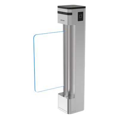 Puerta de Cortesía con Lectores MiFare y Panel Incluidos / Aleta de Acrílico 90 cms INCLUIDA / Motor Brushless / Sensores dToF / Apertura en Caso de Emergencia / 500,000 Tarjetas / Acero Inoxidable SUS304