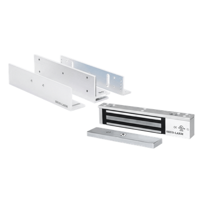 Kit Para Control de Acceso Incluye Chapa Magnética de 600 Lbs / Montaje En Z y L /  Uso Interior / Certificación UL / Color Plata