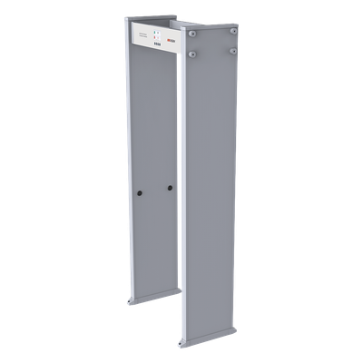 Arco Detector de Metales de 12 Zonas / Pantalla LCD 4.3" / Conteo de Personas / Red Ethernet / 255 Niveles Sensibilidad