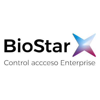 BioStar X edición Enterprice, Administración de Acceso y asistencia, Licencia para 500 puertas/100 000 usuarios/40 operadores, uso con lectores SUPREMA