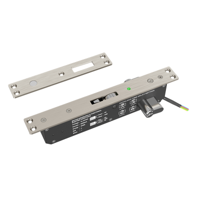 Cerradura eléctrica para puertas corredizas tipo gancho / apertura con llave ambos lados / IP65