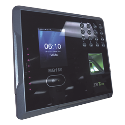 Terminal Biométrica Facial / Rostro Huella y Tarjeta / 1,500 Usuarios / Pantalla 2.8" / TCP/IP USB / ADMS / Control de 1 Puerta
