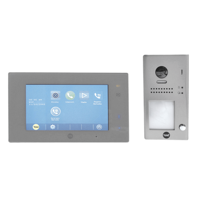 Kit de VideoPortero Manos libres: Frente de Calle y Monitor/ Hasta 16 Monitores / 2 Hilos