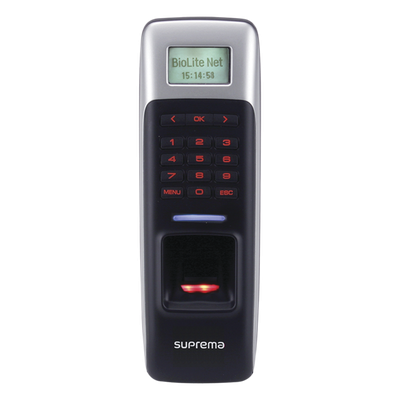 BioLite Net Lector de Huella con Teclado y Proximidad 125KHz / Protección IP65 / Uso con BioStar 1