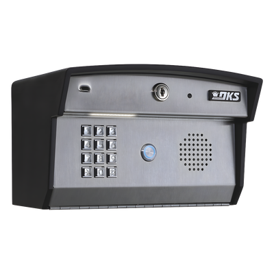 Control de acceso con audioportero integrado en gabinete para sobreponer