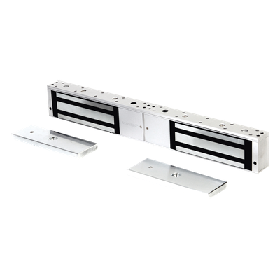 Chapa magnética de 1200 Lbs /Para Puertas Dobles/ Interior/ LED / Sensor Bloqueo