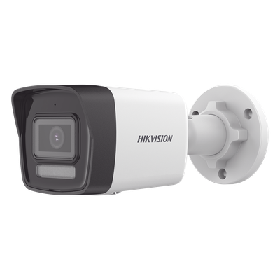 [Dual Light] Bala IP 2 Megapixel / Lente 2.8 mm / 30 mts IR + 30 mts Luz Blanca / Micrófono Integrado / Motion Detection 2.0 / Exterior IP67 / H.265 / PoE / Micro SD