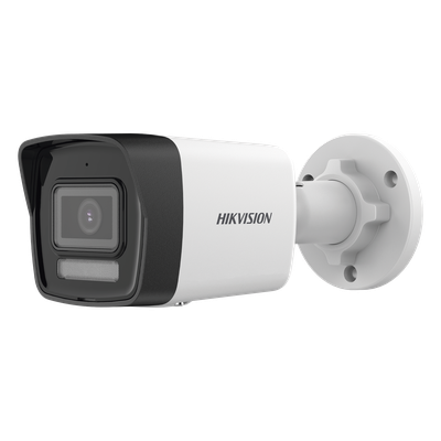 [Dual Light] Bala IP 8 Megapixel (4K) / Lente 2.8 mm / 30 mts IR + 30 mts Luz Blanca / Micrófono Integrado / ACUSENSE Lite / Exterior IP67 / H.265 / PoE  / Micro SD