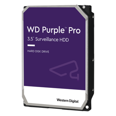 Disco Duro Purple Pro de 10 TB / 7200 RPM / Optimizado para Soluciones de Videovigilancia con Analiticos (Meta Data) / Uso 24-7 / 5 Años de Garantia