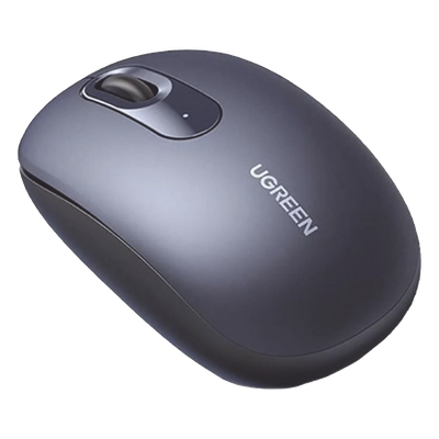 Mouse Inalámbrico 2.4G 800/1200/1600/2400 DPI | Función de 3 botones | Alcance 10m | Silencioso |  Ergonómico | Anti-caída y Anti-interferencias | Batería Alcalina AA incluida  | Midnight Blue.