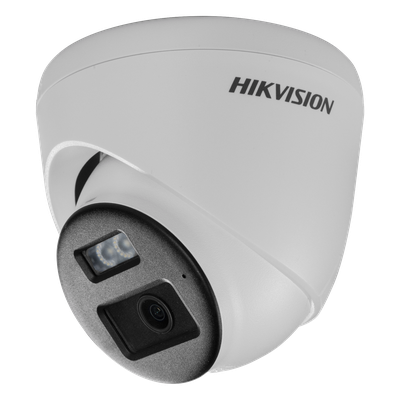 [Audio Bidireccional + Dual Light + ColorVu] Turret TURBOHD 2 Megapixel (1080p) / Lente 2.8 mm / 40 mts IR EXIR + 40 mts Luz Blanca / Micrófono y Bocina Integrado / Exterior IP67 / dWDR