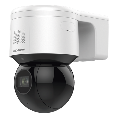 Domo PTZ IP 4 Megapixel / 4X Zoom Óptico / 50 mts IR EXIR / ACUSENSE / Luz Estroboscópica / Sirena Integrada / WDR 120 dB / PoE+ / IP66 / Ultra Baja Iluminación / Micrófono y Bocina Interconstruido / Micro SD