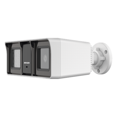 [Dual Light + ColorVu] Bala TURBOHD 3K (5 Megapixel) / Lente 2.8 mm / 60 mts IR + 60 mts Luz Blanca / Gran Angular 104.9° / Exterior IP67 / Micrófono Integrado / dWDR / 4 Tecnologías