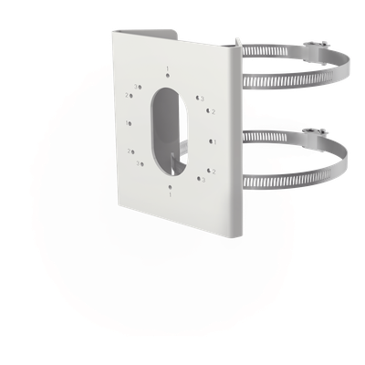 Montaje de Poste para Cámaras DS-2CD26 / DS-2CD3656G2T-IZS(C) / Acero Inoxidable 