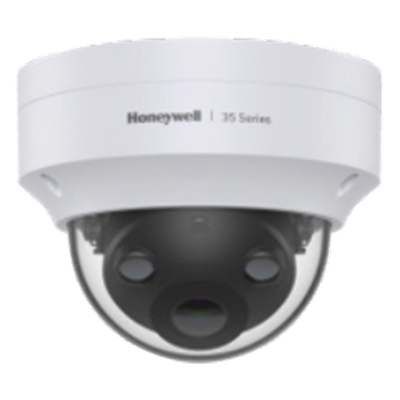 Minidomo IP robusto de 5 Megapíxeles con lente fijo de 2.8 mm, IR inteligente de 40 m y WDR 120 dB para exterior
