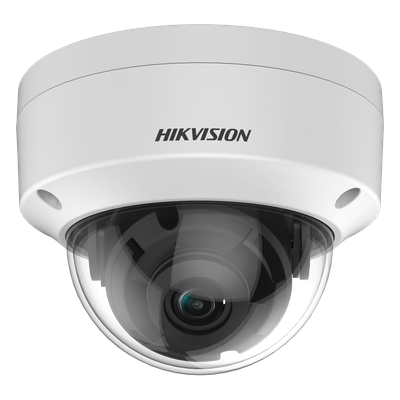 Domo TURBOHD 2 Megapixel (1080p) / Lente 2.8 mm / 30 mts IR EXIR / TVI-AHD-CVI-CVBS / IK10 / IP67 / WDR 120 dB / Ultra Baja Iluminación / Metal